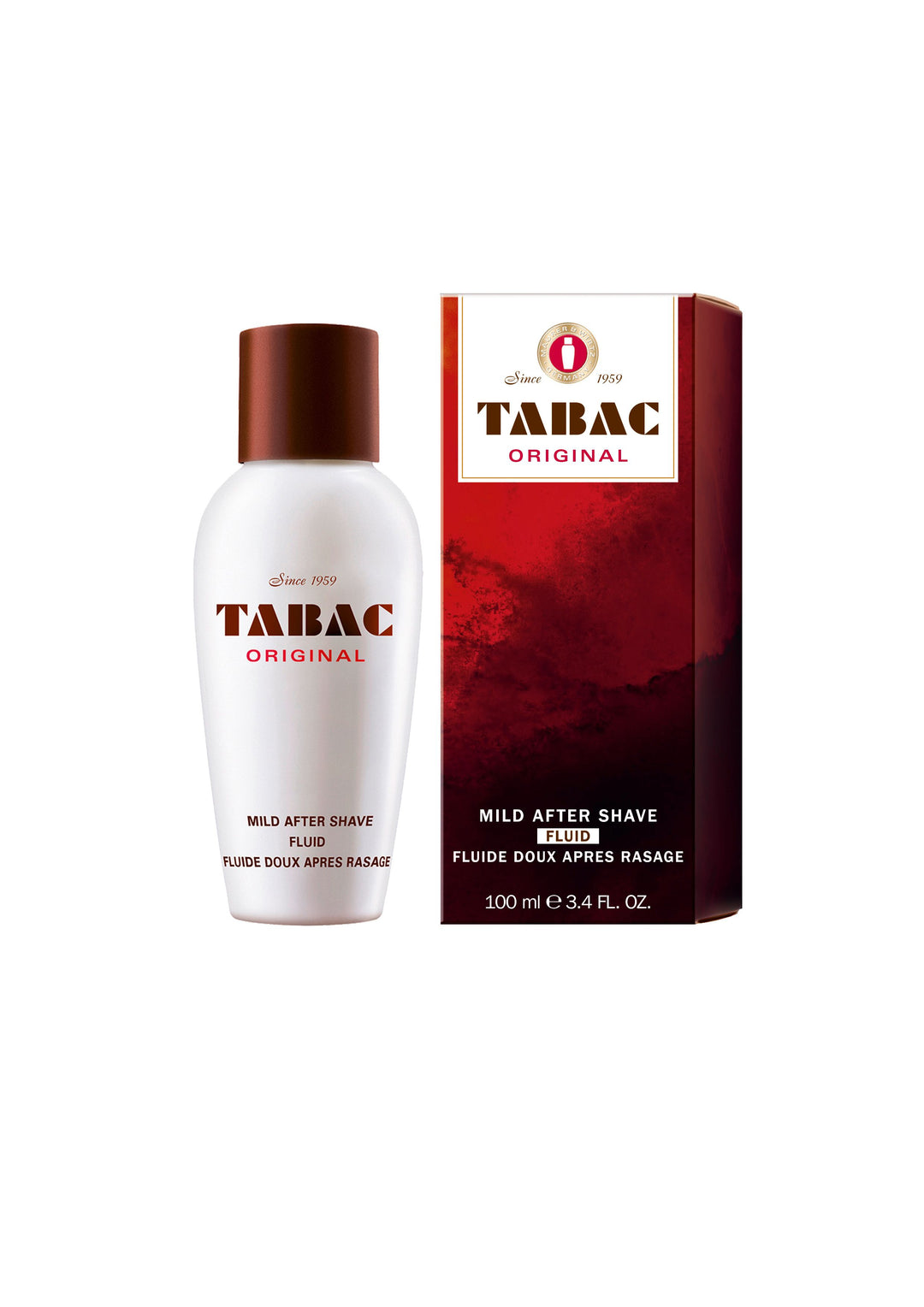 Image showing what you will get when you purchase Tabac Original Mild After Shave Fluid