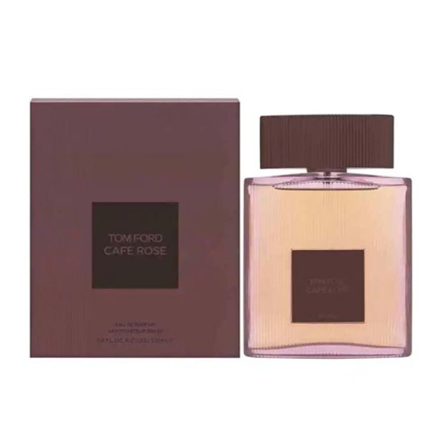 image showing the bottle and packaging for Café Rose By Tom Ford Eau De Parfum Spray 50ml