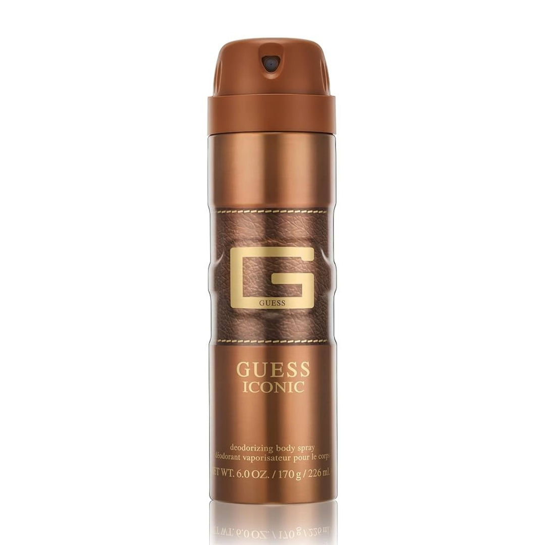 image showing the bottle and packaging for Guess Iconicdeo Cologne By Guess Fragrance Mist 180ml