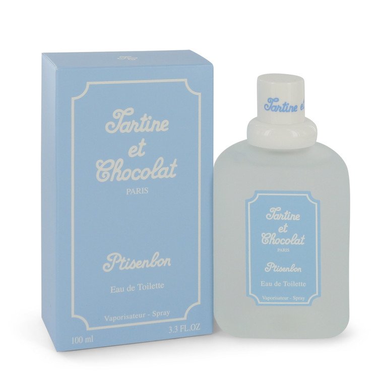 image showing the bottle and packaging for Tartine Et Chocolate Ptisenbon Perfume By Givenchy Eau De Toilette Spray 100ml