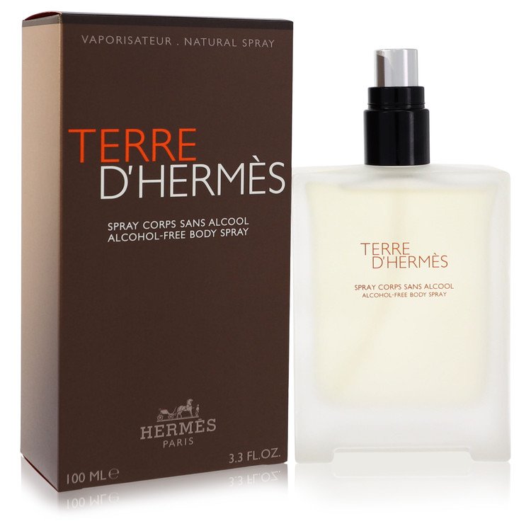 Image showing what you will get when you purchase Terre D'Hermes Cologne By Hermes Body Spray (Alcohol Free)
