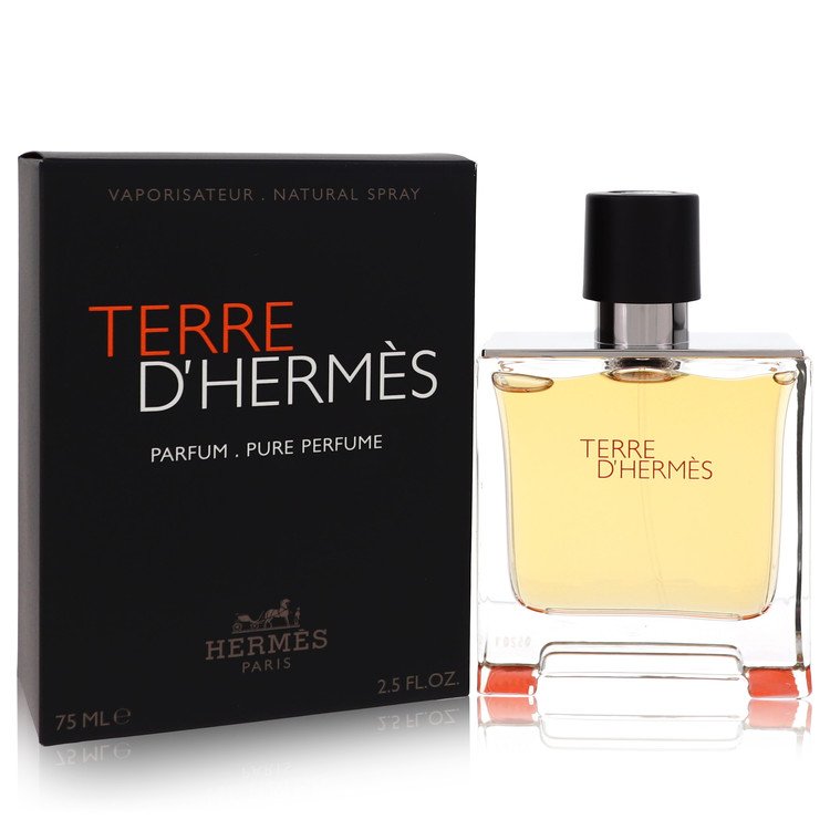 Image showing what you will get when you purchase Terre D'Hermes Cologne By Hermes Pure Pefume Spray