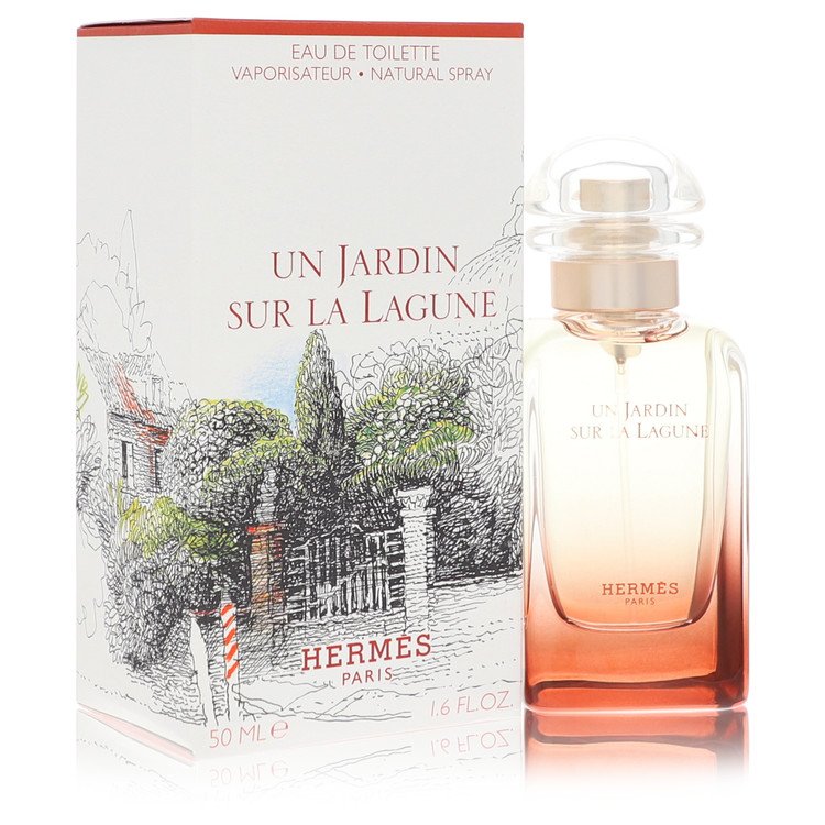 Image showing what you will get when you purchase Un Jardin Sur La Lagune Perfume By Hermes Eau De Toilette Spray