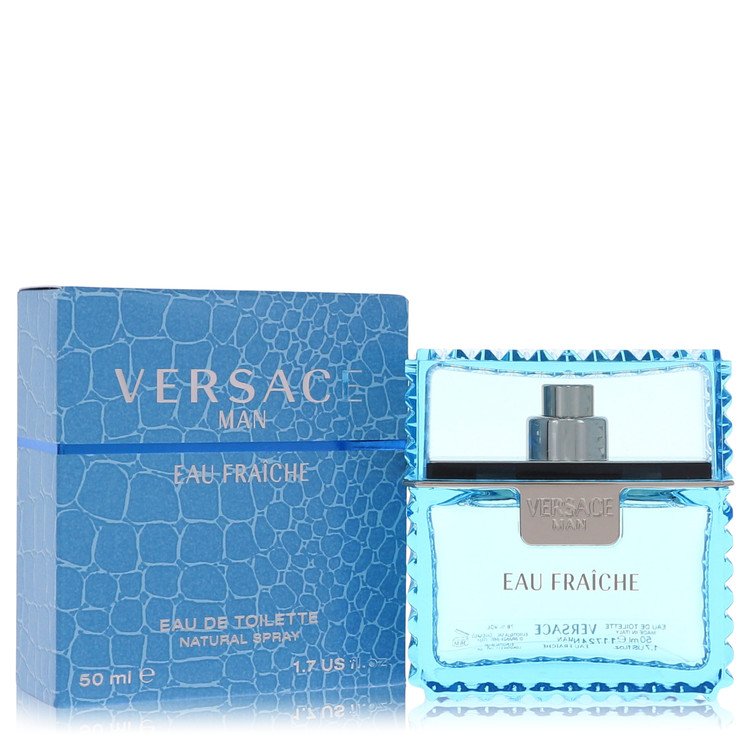 Versace Man Eau Fraiche Eau De Toilette Spray (Blue)