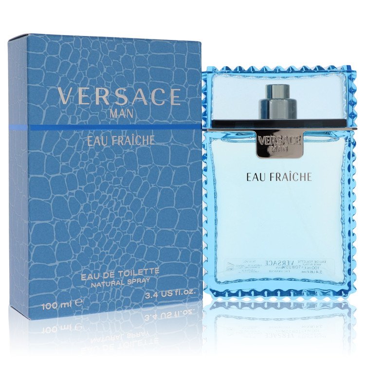 Versace Man Eau Fraiche Eau De Toilette Spray (Blue)