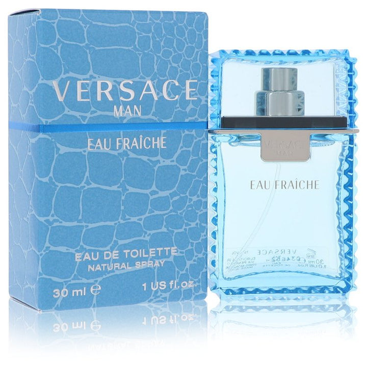 Versace Man Eau Fraiche Eau De Toilette Spray (Blue)