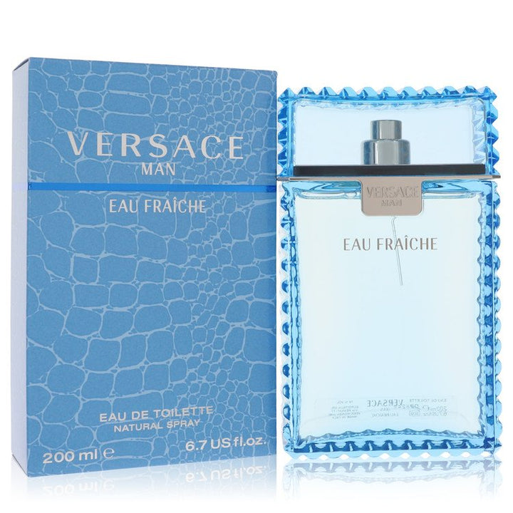 Versace Man Eau Fraiche Eau De Toilette Spray (Blue)