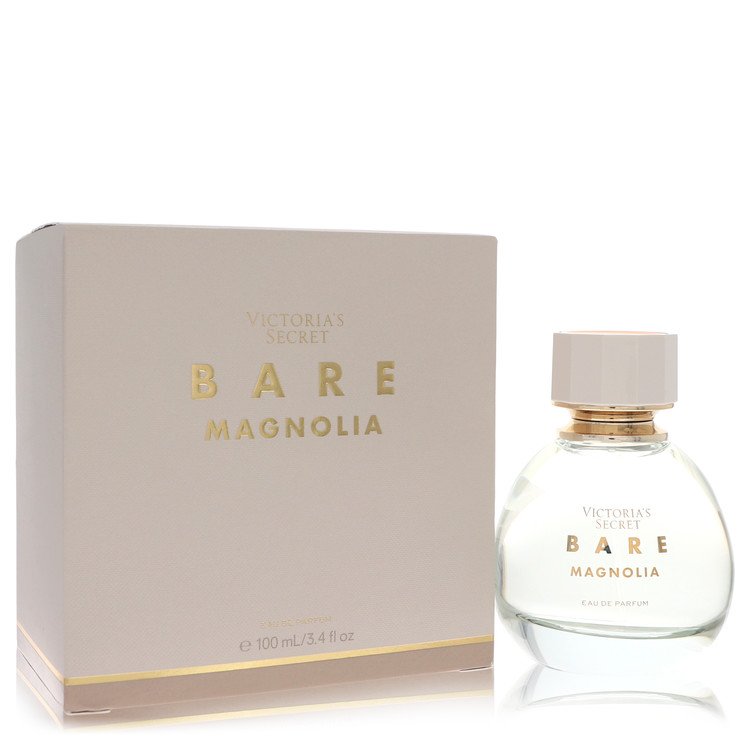 Victoria's Secret Bare Magnolia perfume bottle and packaging on a white background