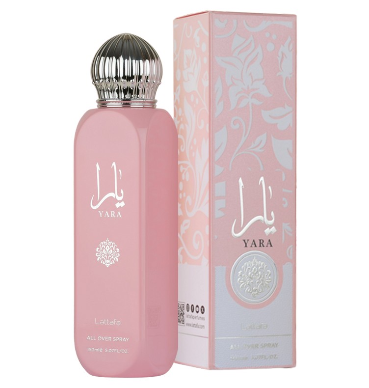 Image showing what you will get when you purchase Lattafa Yara All Over Spray