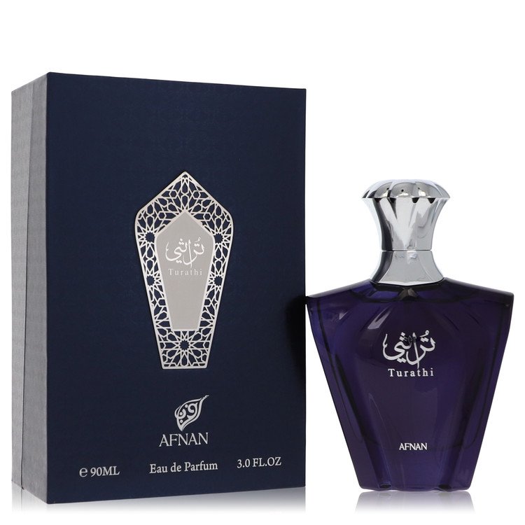 Afnan Turathi Blue Cologne By Afnan Eau De Parfum Spray - Just Perfume