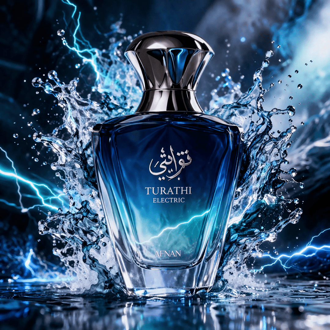 香水(男性用) AFNAN electric Eau de Parfum 90ML Afnan Turathi Electric Eau De Parfum Spray Unisex Cologne Fresh