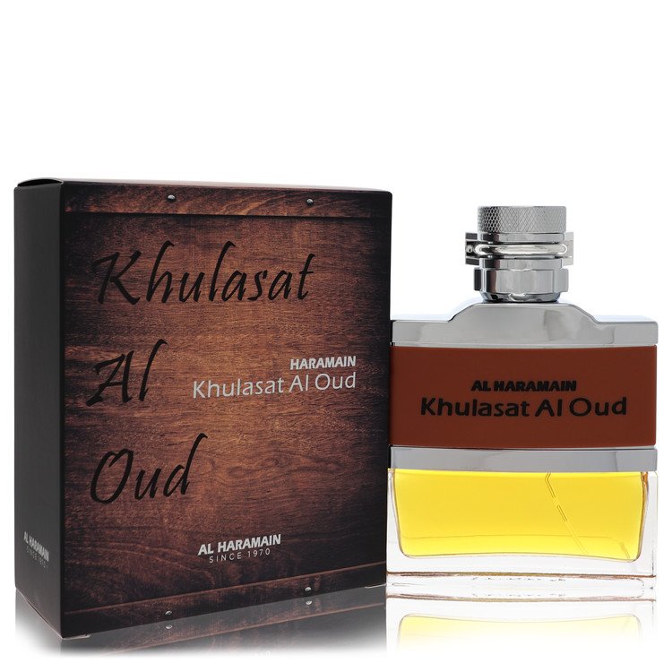 Al Haramain Khulasat Al Oud Cologne By Al Haramain Eau De Parfum Spray (Unisex) - Just Perfume
