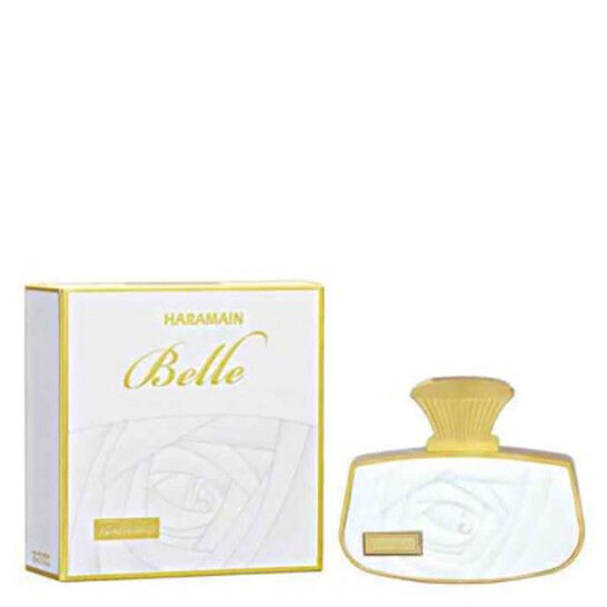 image showing the bottle and packaging for Al Haramain Belle Perfume By Al Haramain Eau De Parfum Spray 75ml