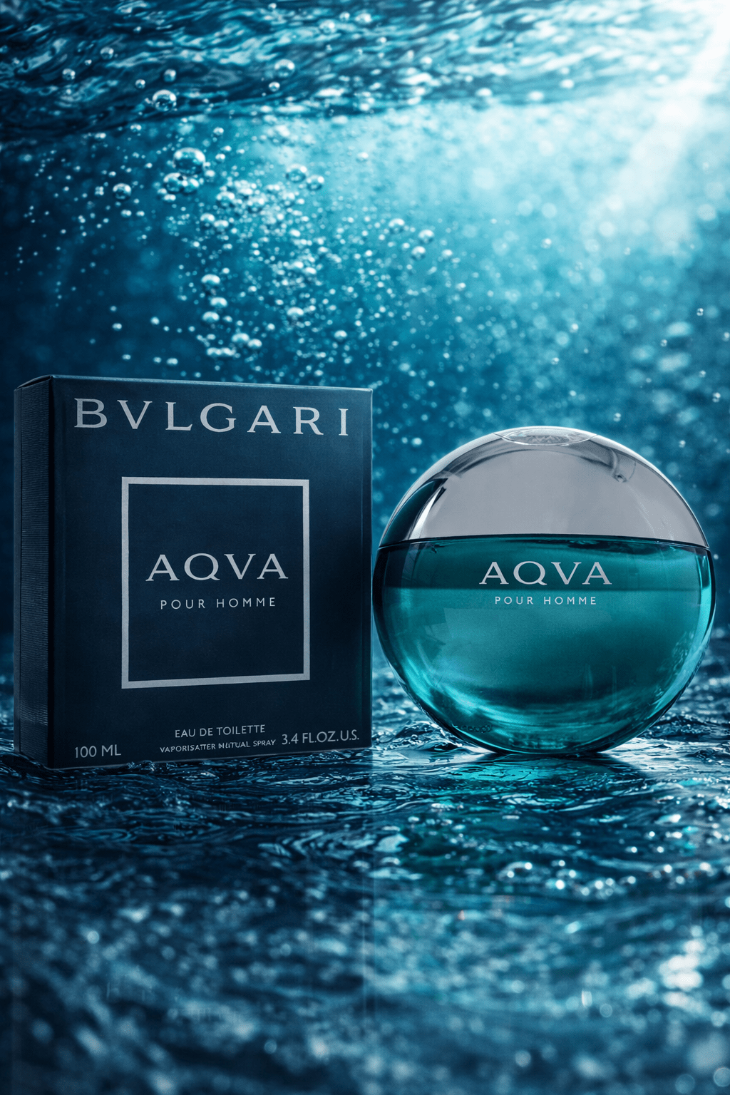 Aqua Pour Homme Cologne By Bvlgari Eau De Toilette Spray - Just Perfume