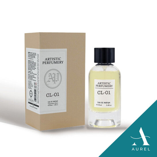 image showing the bottle and packaging for Armaf Artistic Perfumery Cl 01 Perfume By Armaf Eau De Parfum Spray 100ml