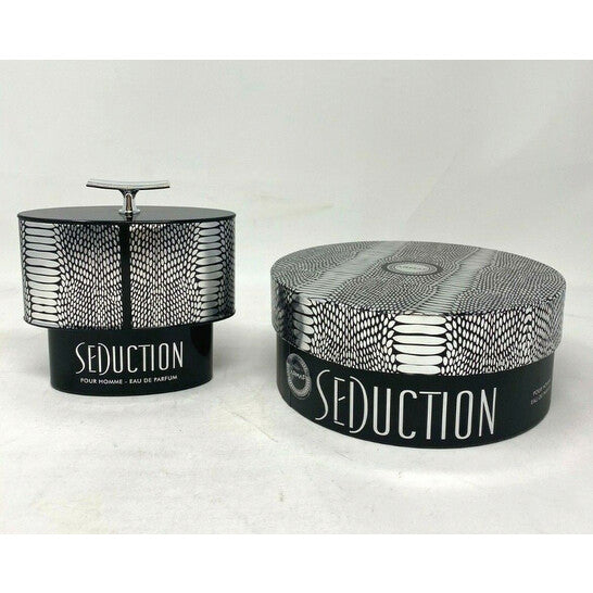 image showing the bottle and packaging for Armaf Seduction Cologne By Armaf Eau De Parfum Spray 100ml