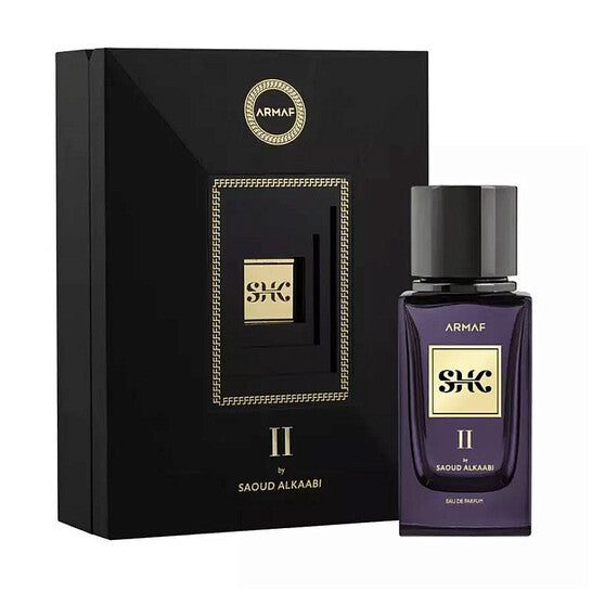 image showing the bottle and packaging for Armaf Shk Ii By Saoud Alkaabi Cologne By Armaf Eau De Parfum Spray 100ml