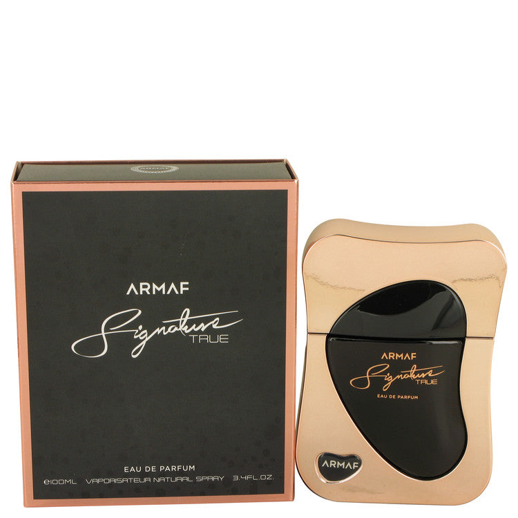 image showing the bottle and packaging for Armaf Signature True Perfume By Armaf Eau De Parfum Spray 100ml