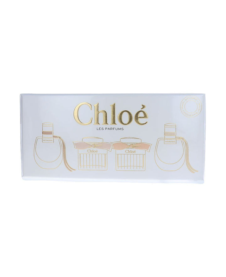 Chloe 4pc Mini Set Nomade EDT, Rose Tangerine, Chloe, Nomade EDP - Just Perfume