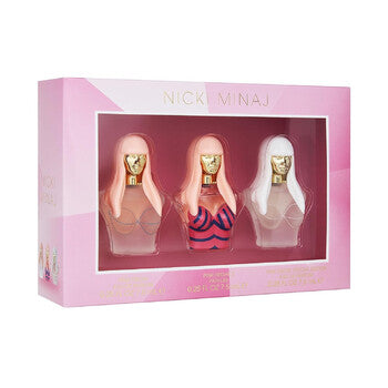 Nicki Minaj Pink Friday 3pc Set   EDP Spray 100ml + 120ml Body Mist + 100ml Body Souffle set  - Just Perfume