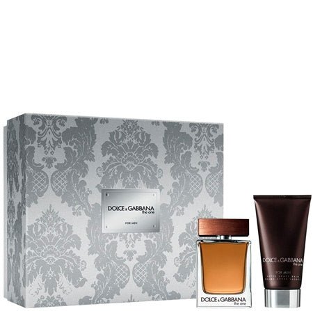 Dolce & Gabbana The One 2pc Set 50ml Edt Spray 75ml Aftershave Balm - Just Perfume