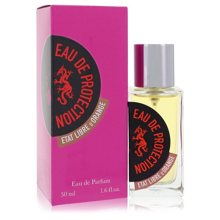 Perfume bottle and packaging of Eau de Protection by Etat Libre d'Orange on a white background