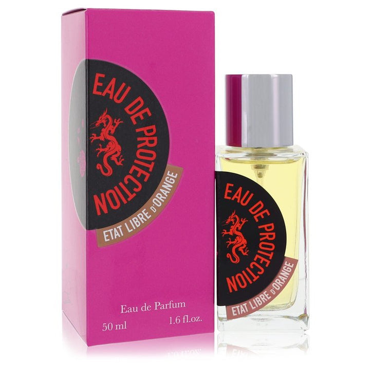 Perfume bottle and packaging of Eau de Protection by Etat Libre d'Orange on a white background