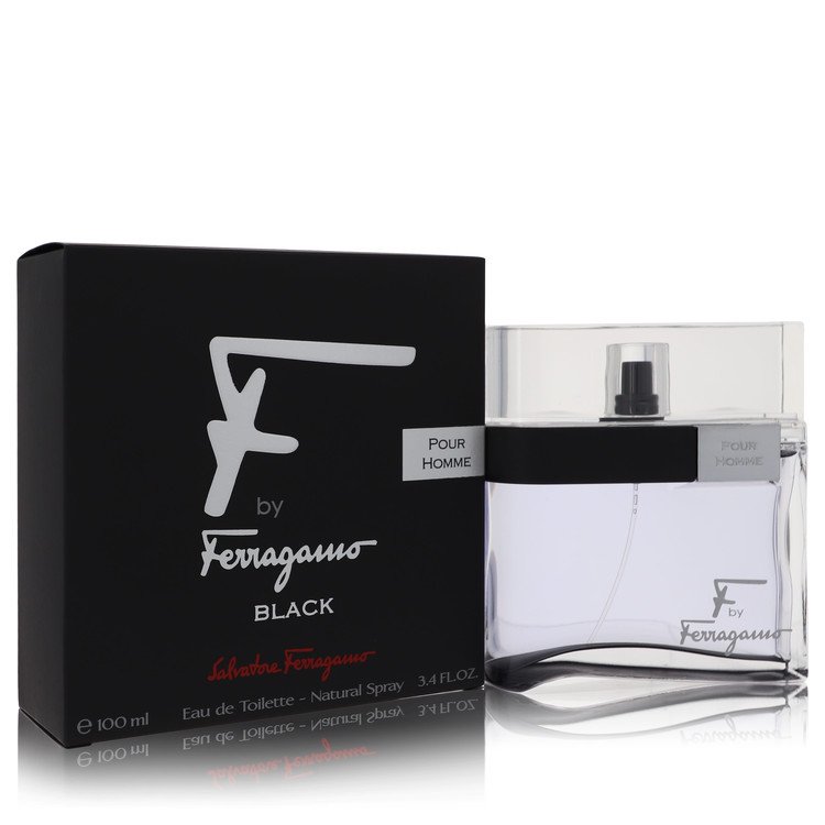 F Black by Salvatore Ferragamo - Eau De Toilette for Men - Just Perfume