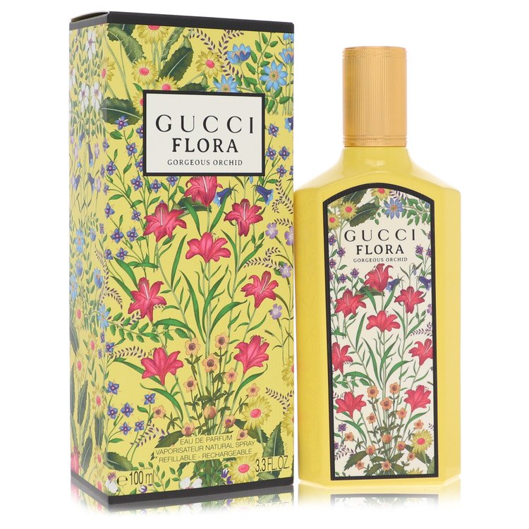 Flora Gorgeous Orchid Perfume By Gucci Eau De Parfum Spray Refillable - Just Perfume