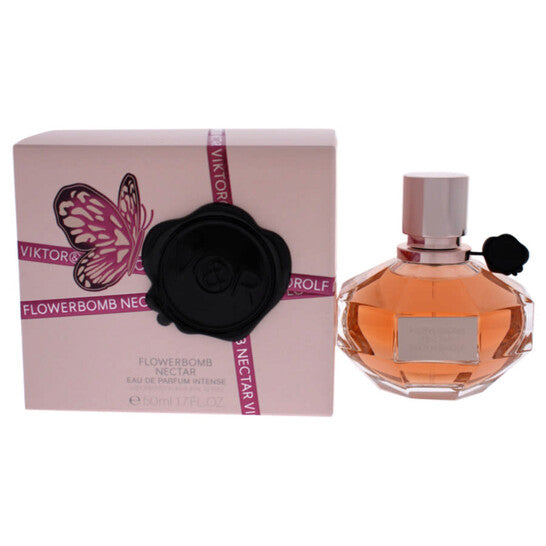 image showing the bottle and packaging for Flowerbomb Nectar Intense Perfume By Viktor & Rolf Eau De Parfum Spray 50ml
