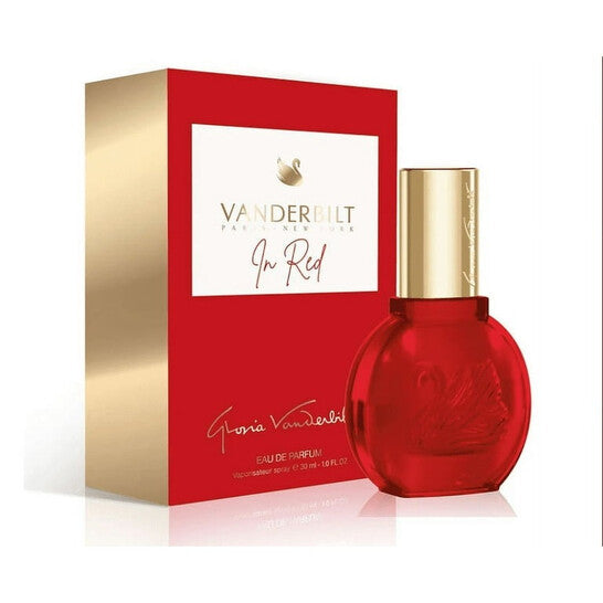 image showing the bottle and packaging for Gloria Vanderbilt In Red Perfume By Gloria Vanderbilt Eau De Parfum Spray 100ml