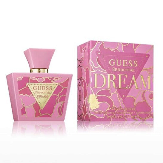 image showing the bottle and packaging for Guess Seductive Dream Perfume By Guess Eau De Toilette Spray 75ml