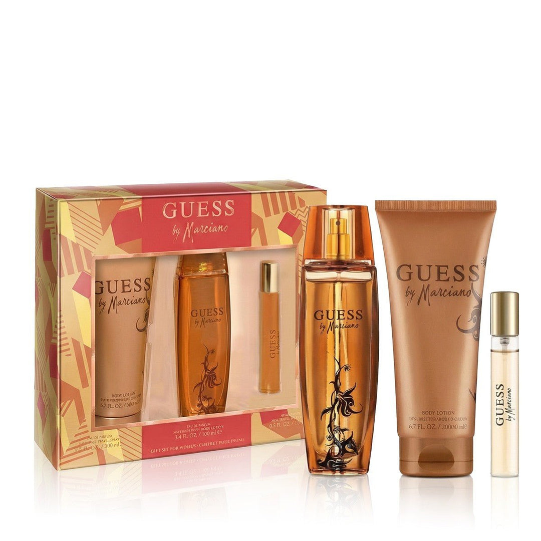 Guess Marciano 3pc Set EDP 100ml + Body Lotion 200ml + Travel Spray 15ml - Just Perfume