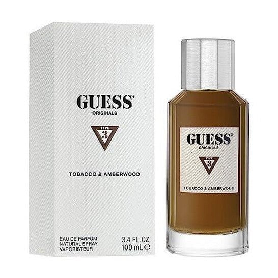 Guess Originals Type 3 Tabacco & Amberwood Cologne By Guess Eau De Parfum Spray - Just Perfume