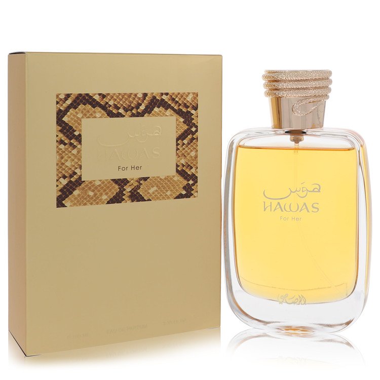 Image showing what you will get when you purchase Hawas Perfume By Rasasi Eau De Parfum Spray