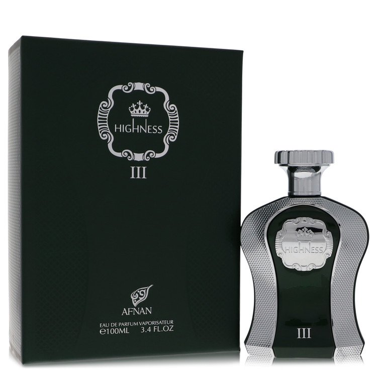 Image showing what you will get when you purchase His Highness Green Cologne By Afnan Eau De Parfum Spray (Unisex)