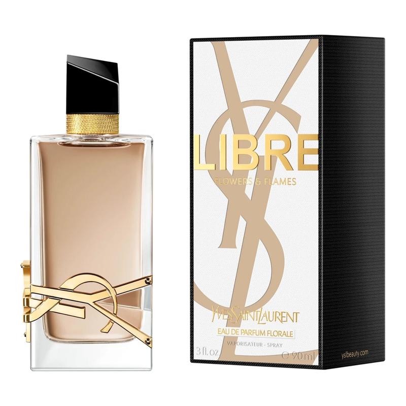 Libre Flowers & Flames Florale Perfume By Yves Saint Laurent Eau De Parfum Spray 90ml  - Just Perfume