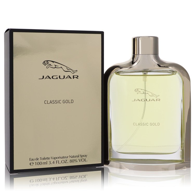 Image showing what you will get when you purchase Jaguar Classic Gold Cologne By Jaguar Eau De Toilette Spray