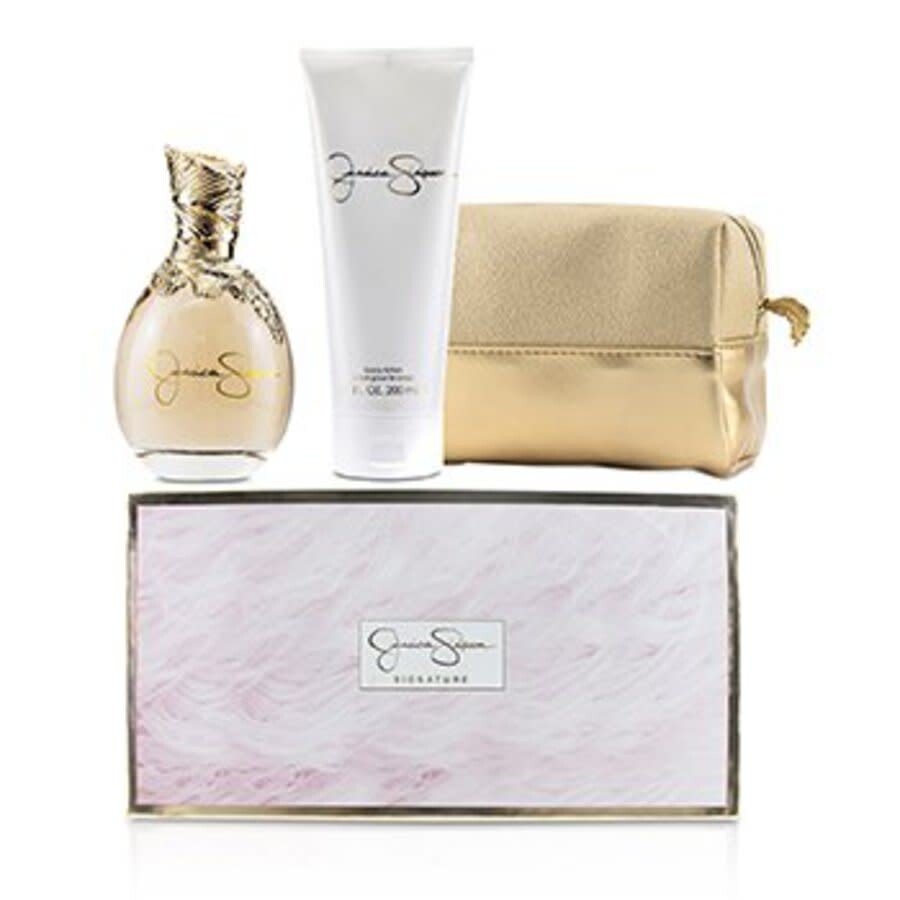 Jessica Simpson Signature 3pc Set EDP 100ml + Body Lotion 200ml + Cosmetic Bag - Just Perfume