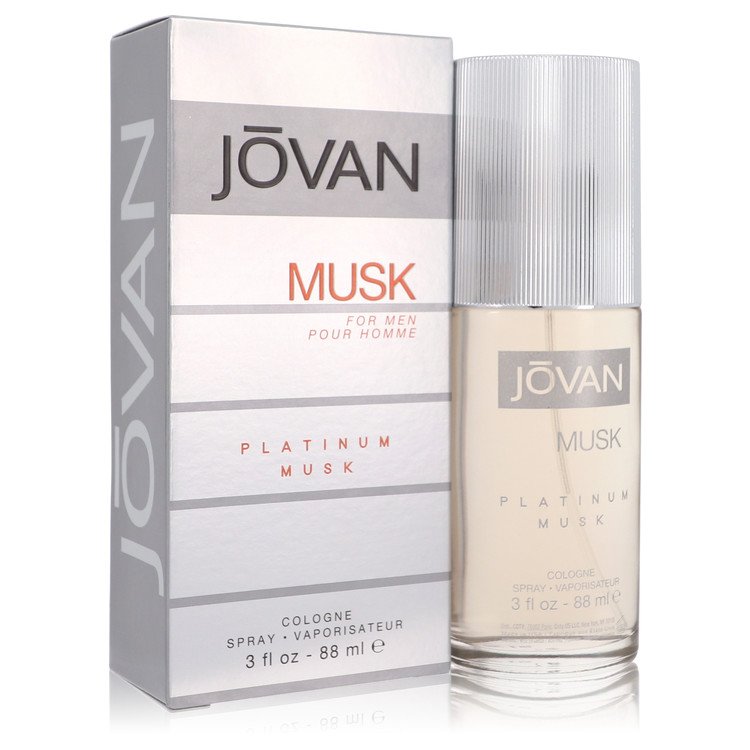 Image showing what you will get when you purchase Jovan Platinum Musk Cologne By Jovan Cologne Spray