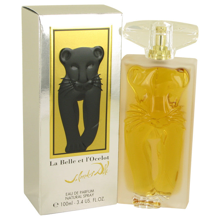 image showing the bottle and packaging for La Belle Et L'ocelot Perfume By Salvador Dali Eau De Parfum Spray 100ml