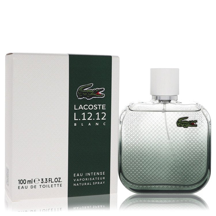 Lacoste Eau De Lacoste L.12.12 Blanc Eau Intense Cologne By Lacoste Eau De Toilette Spray - Just Perfume