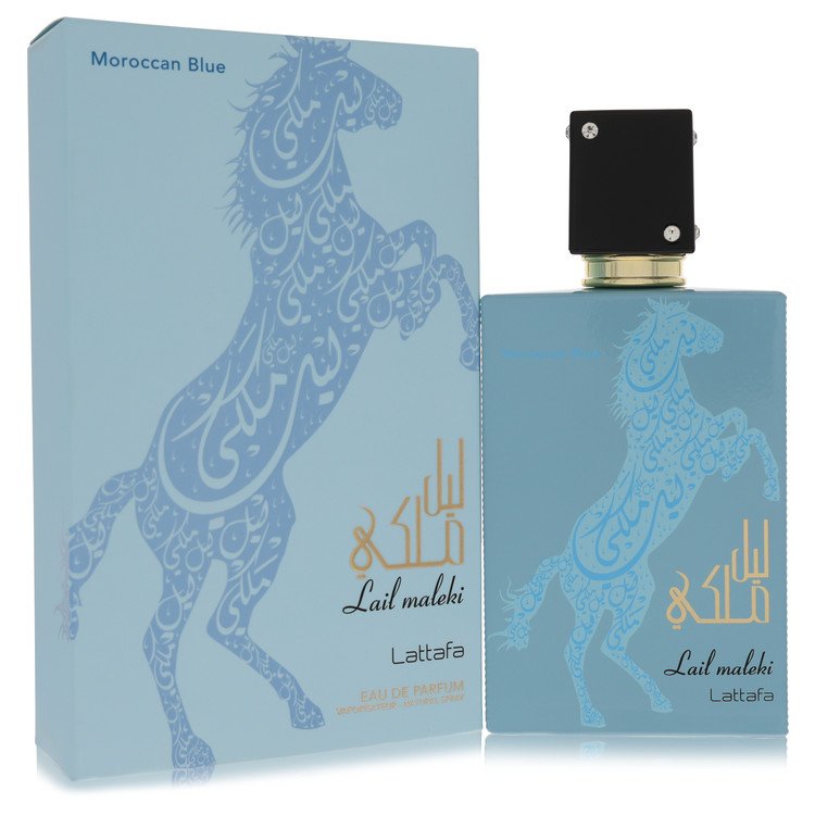 Lattafa Lail Maleki Morrocan Blue Cologne By Lattafa Eau De Parfum Spray (Unisex) - Just Perfume
