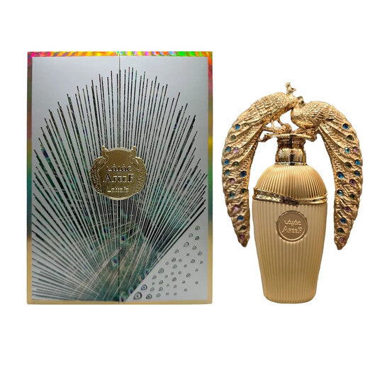 image showing the bottle and packaging for Lattafa Afeef Perfume By Lattafa Eau De Parfum Spray (Unisex) 100ml
