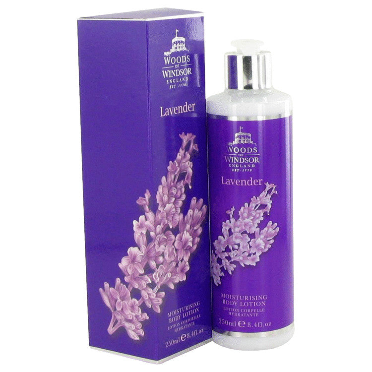 Image showing what you will get when you purchase Lavender Perfume By Woods Of Windsor Body Lotion