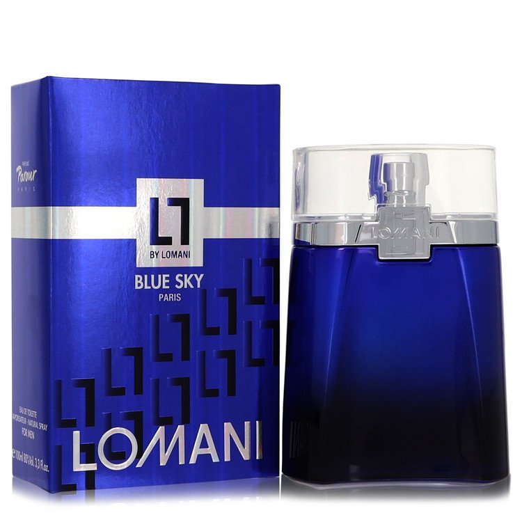 Image showing what you will get when you purchase Lomani Blue Sky Cologne By Lomani Eau De Toilette Spray
