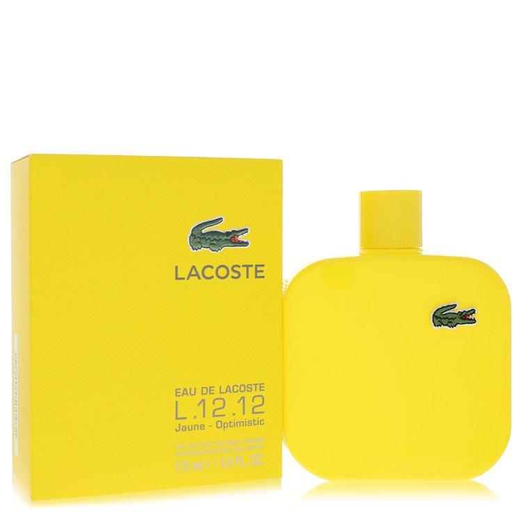 Image showing what you will get when you purchase Lacoste Eau De Lacoste L.12.12 Jaune Cologne By Lacoste Eau De Toilette Spray