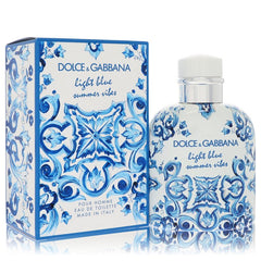 Light Blue Summer Vibes Cologne By Dolce & Gabbana Eau De Toilette Spray - Just Perfume