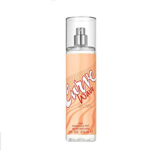image showing the bottle and packaging for Curve Wave Perfume By Liz Claiborne Fragrance Mist 236ml