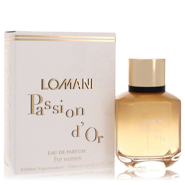 Image showing what you will get when you purchase Lomani Passion D'Or Perfume By Lomani Eau De Parfum Spray